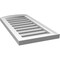 Ekena Millwork Arch Top Surface Mount PVC Gable Vent: Non-Functional, w/2"W x 1-1/2"P Brickmould Frame, 14"W x 26"H GVPAR14X2602SN - alternate 2